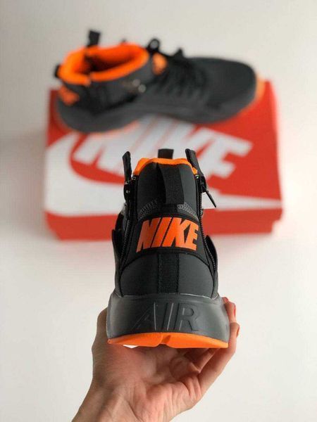 Кросівки Nike Huarache X Acronym Mid Black Orange Termo (термо) 01629-Помаранчевий-36 фото