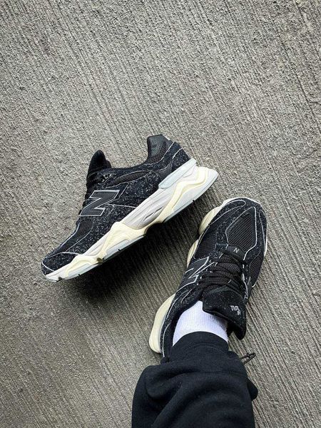 Кросівки New Balance 9060 "Black Suede" 14522-Чорний-36 фото