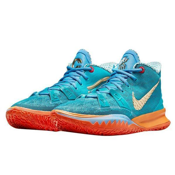 Кросівки Nike Kyrie 7 Blue Orange Gold 16398-Блакитний-42 фото