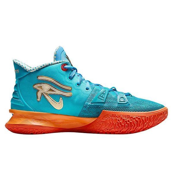 Кросівки Nike Kyrie 7 Blue Orange Gold 16398-Блакитний-42 фото