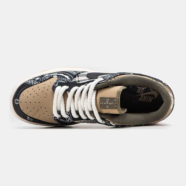 Кросівки Nike SB Dunk Low x Travis Scott Cactus Jack 04726-Бежевий-36 фото