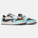 Кросівки Jordan 1 Low Jackboys Cactus Jack 13275-Блакитний-36 фото 2