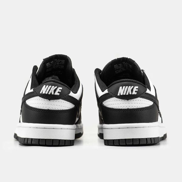 Кросівки Nike SB Dunk Low White Black 06183-Чорний-36 фото