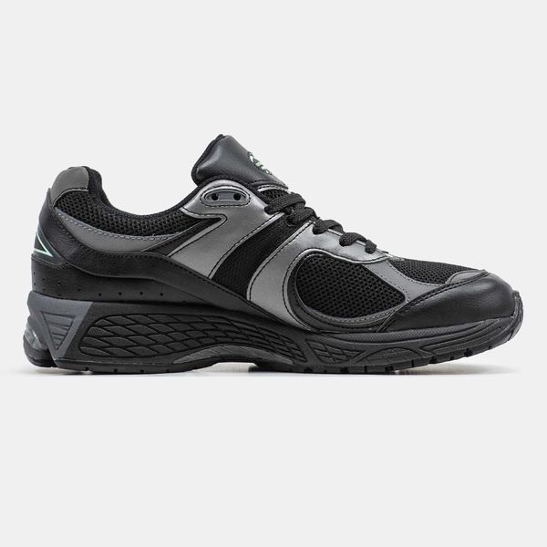 Кросівки NB New Balance 2002R Black Silver Green 09450-Чорний-36 фото