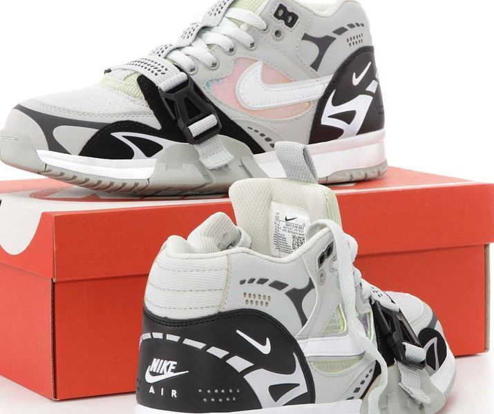 Кросівки Nike Air Trainer 1 Utility Beige Black White Hologram 09376-Сірий-36 фото