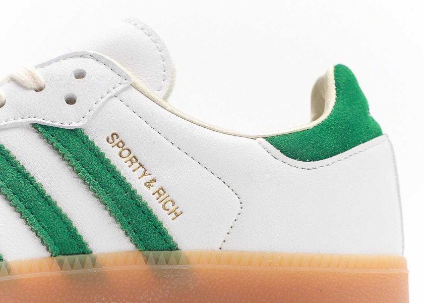 Кросівки Adidas Sporty & Rich White Green 11543-Зелений-36 фото