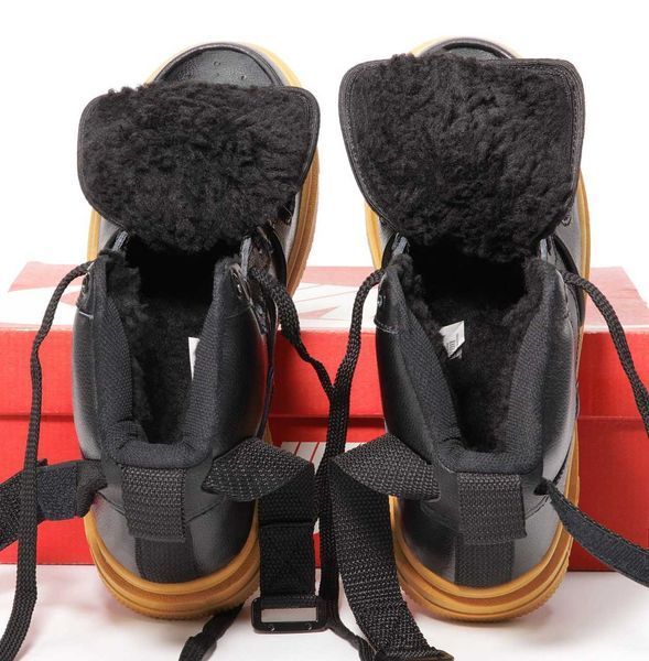Кросівки Nike Air Force 1 Gore-Tex Black Winter (зимові) 09736-Чорний-36 фото