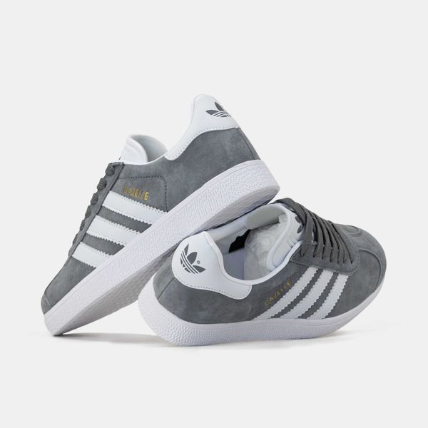 Кросівки Adidas Gazelle Grey 02365-Сірий-44 фото