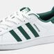 Кросівки Adidas Superstar White Green 17453-Зелений-36 фото 8