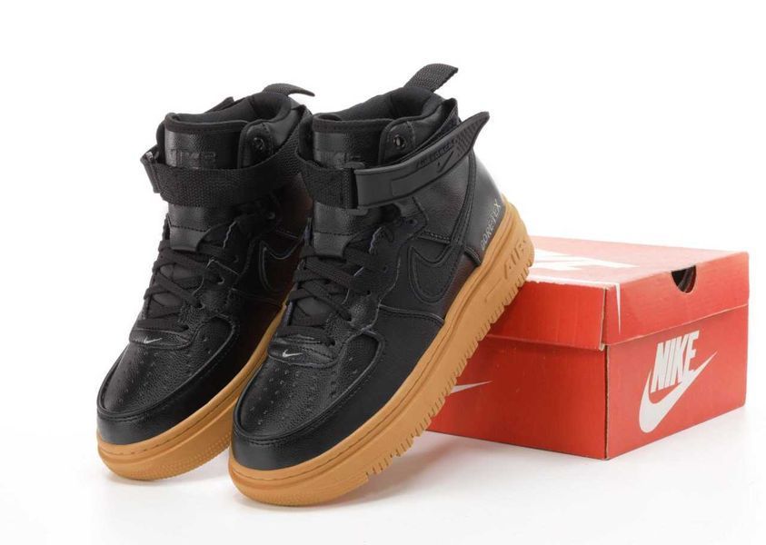 Кросівки Nike Air Force 1 Gore-Tex Black Winter (зимові) 09736-Чорний-36 фото