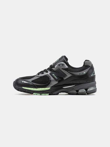 Кросівки NB New Balance 2002R Black Silver Green 09450-Чорний-41 фото