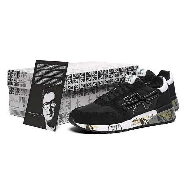 Кросівки Premiata Triple Black White 17854-Чорний-36 фото