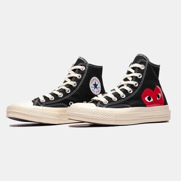 Кеди Converse x Comme des Garsons Play Chuck 02777-Чорний-36 фото