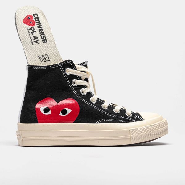 Кеди Converse x Comme des Garsons Play Chuck 02777-Чорний-36 фото