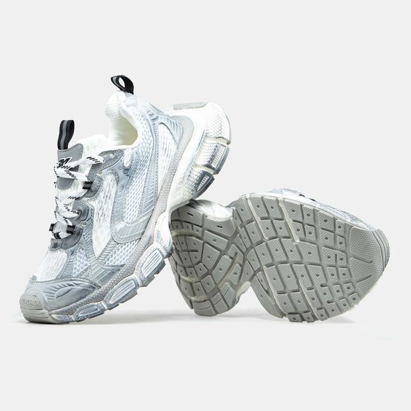 Кросівки Balenciaga 3XL White Silver 12608-Сріблястий-36 фото