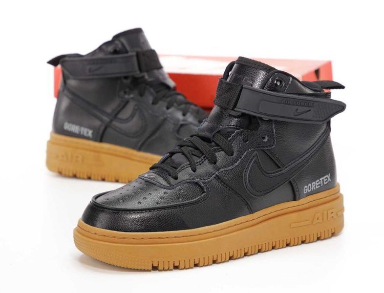 Кросівки Nike Air Force 1 Gore-Tex Black Winter (зимові) 09736-Чорний-41 фото