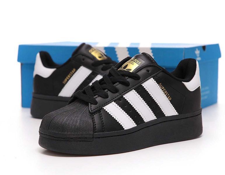 Кросівки Adidas Superstar XLG Black White Platform 16267-Чорний-36 фото