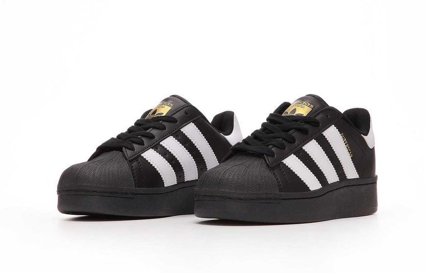 Кросівки Adidas Superstar XLG Black White Platform 16267-Чорний-36 фото