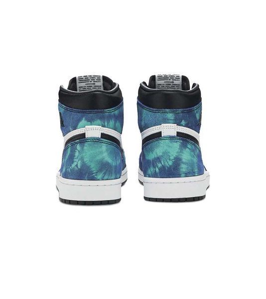 Кросівки Jordan 1 Retro High Tie-Dye 04846-Синій-38 фото