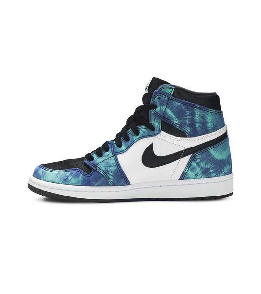 Кросівки Jordan 1 Retro High Tie-Dye 04846-Синій-38 фото