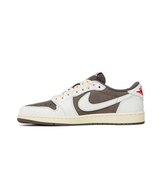 Кросівки Jordan 1 Retro Low x Travis Scott Low OG &ldquo;Reverse Mocha&rdquo; 09257-Бежевий-40 фото