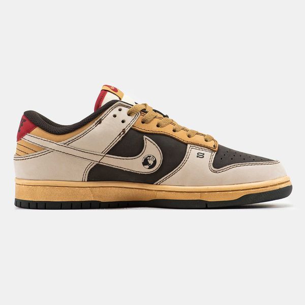 Кросівки Nike SB Dunk Low x Stussy 40th Brown Grey Beige 14560-Коричневий-41 фото