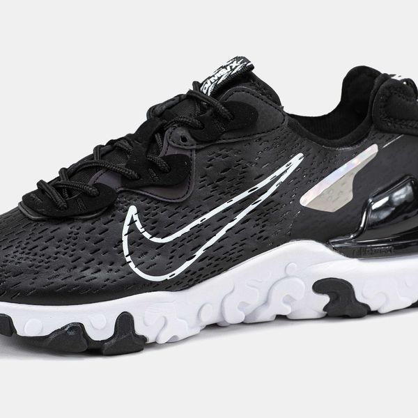 Кросівки Nike React Vision Black White 14895-Чорний-40 фото