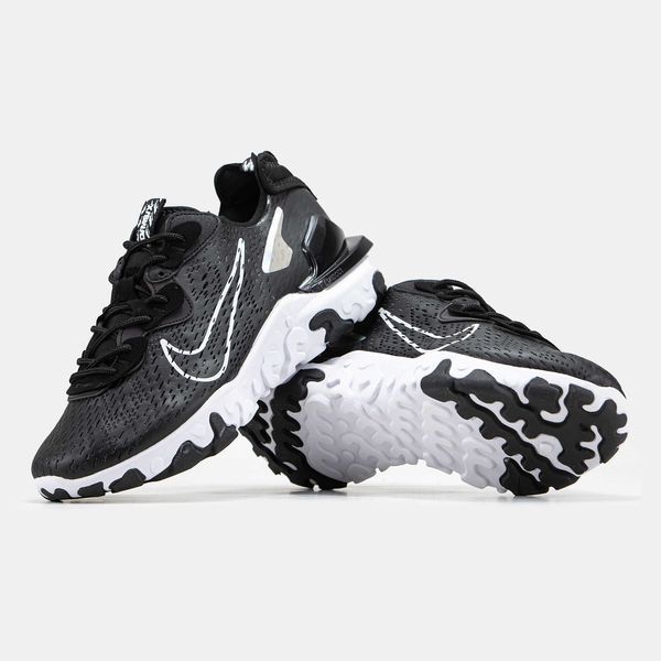 Кросівки Nike React Vision Black White 14895-Чорний-40 фото