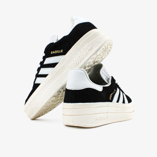 Кросівки Adidas Gazelle Bold Platform Black White 11515-Чорний-36 фото