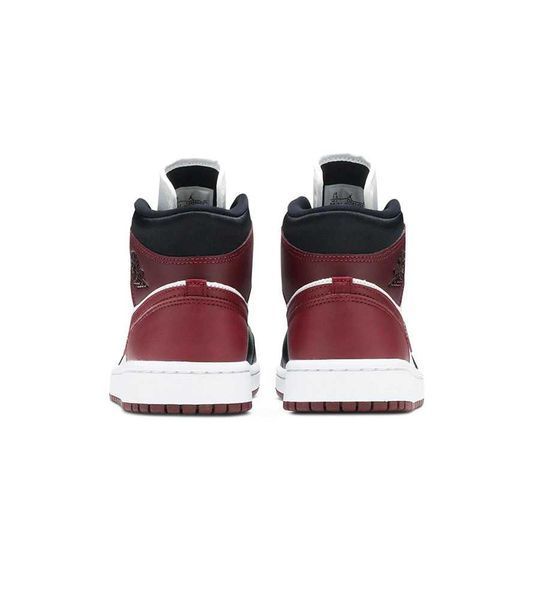 Кросівки Jordan 1 Mid SE Black Dark Beetroot 05951-Бордовий-36 фото