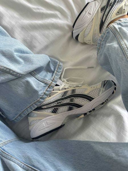 Кросівки Asics Gel-Kayano 14 White Silver Black 12708-Сірий-36 фото