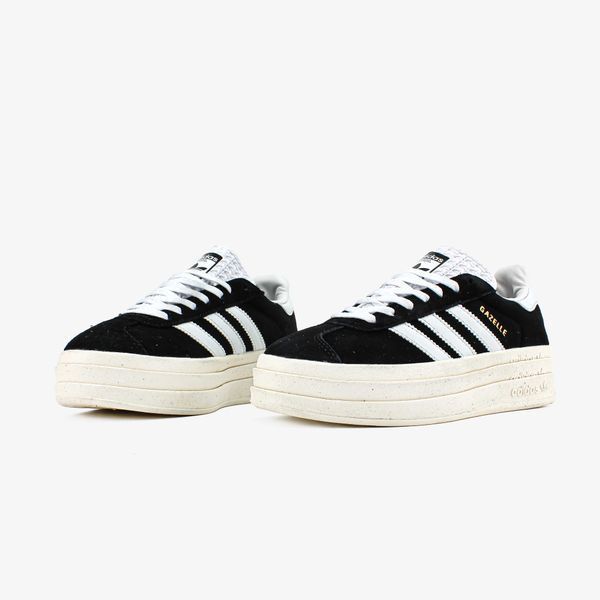 Кросівки Adidas Gazelle Bold Platform Black White 11515-Чорний-39 фото