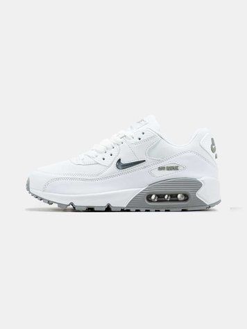 Кросівки Nike Air Max 90 White Grey 17728-Білий-44 фото