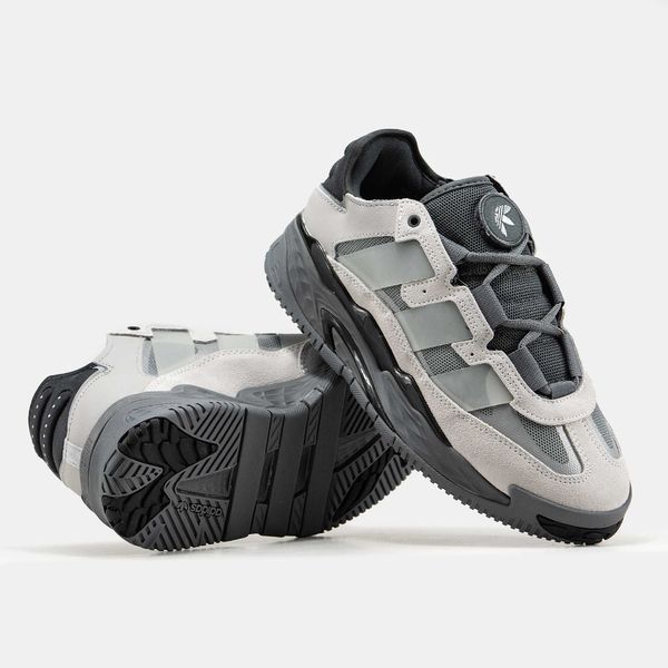 Кросівки Adidas NiteBall Grey Black 09843-Темно-сірий-37 фото