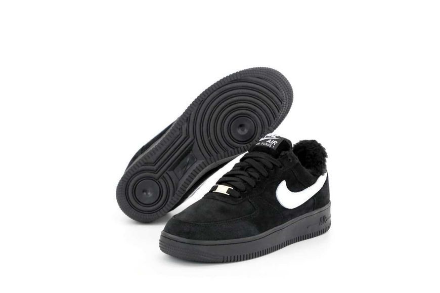 Кросівки Nike Air Force Black Winter (зимові) 07091-Чорний-36 фото
