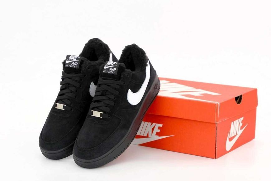 Кросівки Nike Air Force Black Winter (зимові) 07091-Чорний-36 фото