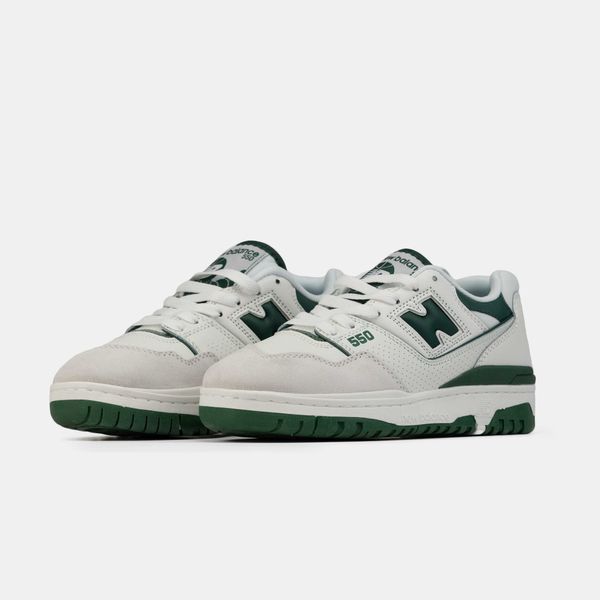 Кросівки NB New Balance 550 White Green 07130-Зелений-36 фото