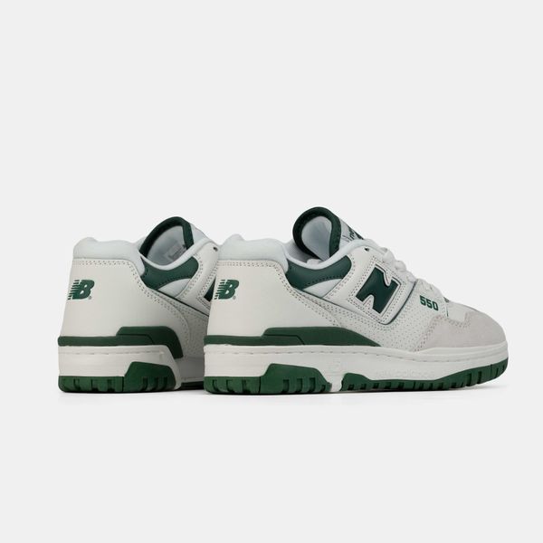 Кросівки NB New Balance 550 White Green 07130-Зелений-36 фото