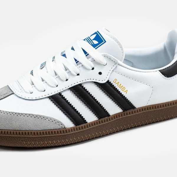 Кросівки Adidas Samba White Black Gum 10888-08028-Білий-36 фото